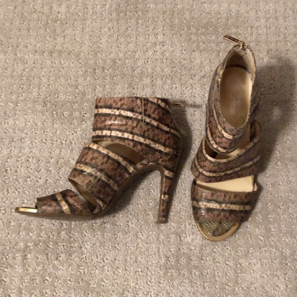 Snakeskin heels